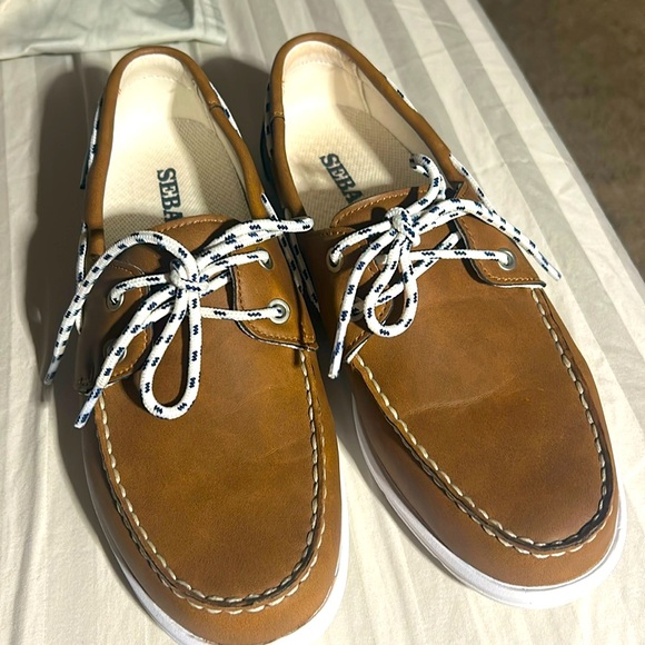 Sebago Shoes - NEW SEBAGO women Jackman Boat Shoes brown 253 size 8,5 worn once
